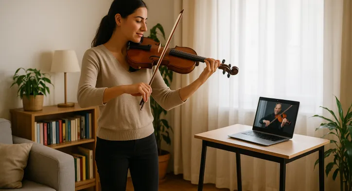 Keman Kursa Gitmeden Öğrenilir mi? (2025 Kendi Kendine Öğrenme Rehberi)
