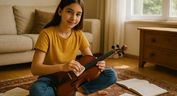 Kemandaki Reçine Nasıl Temizlenir? Enstrümanınıza Zarar Vermeden 3 Güvenli Yöntem